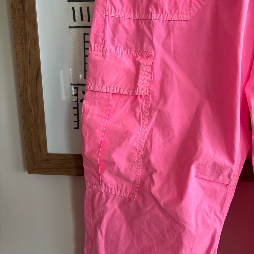 Aerie Vibrant Pink Wide Leg Pants - Picture 5 of 11